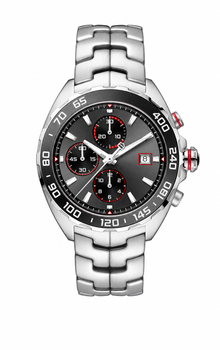 Racing Chronograph Watch Black Steel