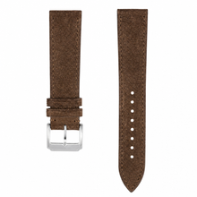 Brown Suede Leather Watch Strap