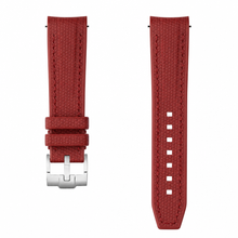 Burgundy Rubber Watch Strap 20mm