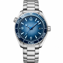 Blue Dial Stainless Steel Dive Watch 39.5mm