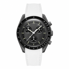 Watch with White Strap