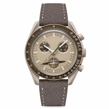 Watch with Taupe Strap