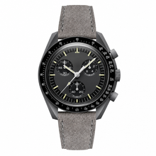 Gray Watch with Suede Strap