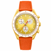 Watch with Orange Strap