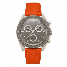 Casual Watch with Orange Strap