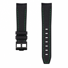 Green Rubber Watch Strap