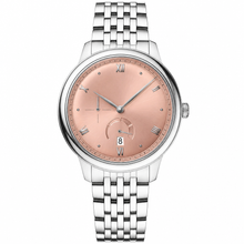 Dress Watch Salmon Pink Dial Stainless Steel Bracelet 41mm