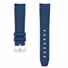 Blue Rubber Watch Strap 20mm