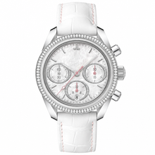Women's Dress Chronograph Watch 38mm White Dial