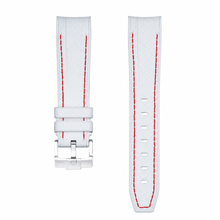 Burgundy Rubber Watch Strap