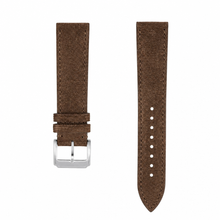 Brown Suede Leather Watch Strap