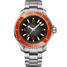 Diver Watch with Orange Bezel 45.5mm