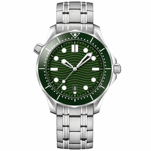Diver Watch Green Steel 42mm