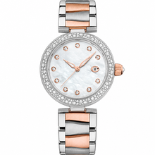 Two-Tone Dress Watch 34mm with Gemstone Accents