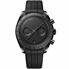 Black Chronograph Sport Watch 44mm