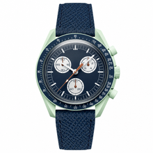 Watch with Navy Strap