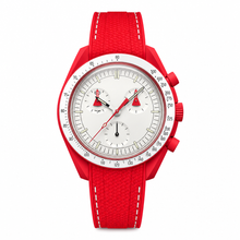 Dress Watch Burgundy Rubber