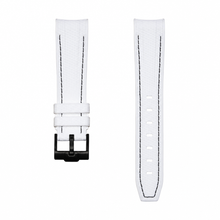 White Rubber Watch Strap