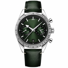Chronograph Watch Green Dial 41mm