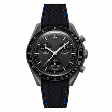 Sport Watch with Black and Blue Strap