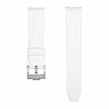 White Rubber Watch Strap 20mm