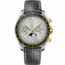 Chronograph Watch Silver Dial 44mm