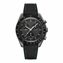Watch with Black-Green Strap