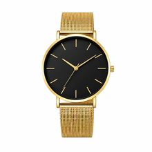 Dress Watch Black Steel