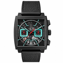 Square Black Sport Chronograph Watch