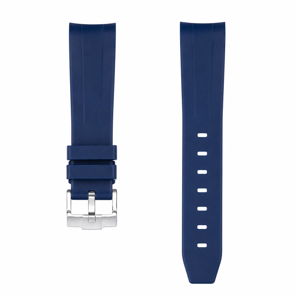 Blue Rubber Watch Strap product photo