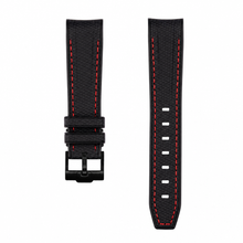 Burgundy Rubber Watch Strap