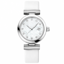 Women's Dress Watch White Dial Silver Case 34mm