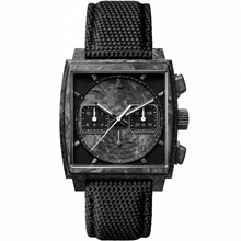 Modern Chronograph Watch with Carbon Fiber Case
