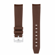 Brown Rubber Watch Strap