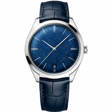 Dress Watch Blue Dial Leather Strap 40mm