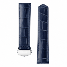 Blue Leather Watch Strap 42mm