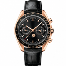 Chronograph Watch Black Dial 44mm