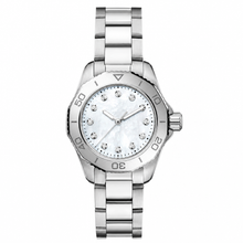 Stainless Steel Bracelet Watch with Mother-of-Pearl Dial