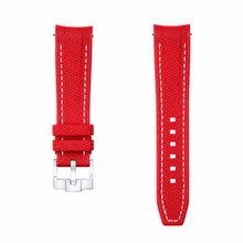 Burgundy Rubber Watch Strap