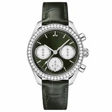 Dress Chronograph Watch 38mm Dark Green Dial
