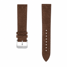 Brown Suede Leather Watch Strap 21mm