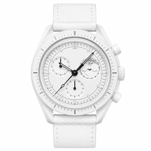 Calendar Dress Watch White Steel