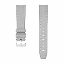 Gray Rubber Watch Strap