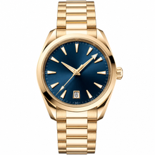Dress Watch Gold-Tone 38mm with Blue Dial