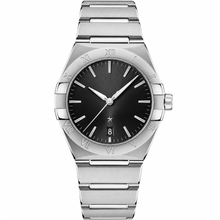 Gents Dress Watch Black Steel 39mm
