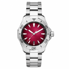 Sport Casual Watch with Red Dial 40mm