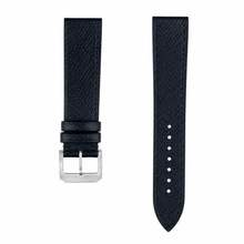 Black Leather Watch Strap 20mm