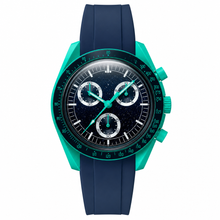 Sport Watch with Navy and Turquoise Case