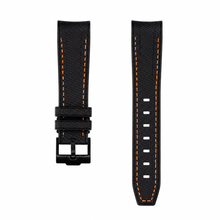 Black Rubber Watch Strap
