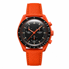 Orange Casual Watch with Strap